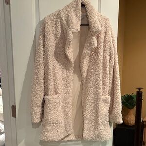 HYFVE  Cream Sherpa Jacket